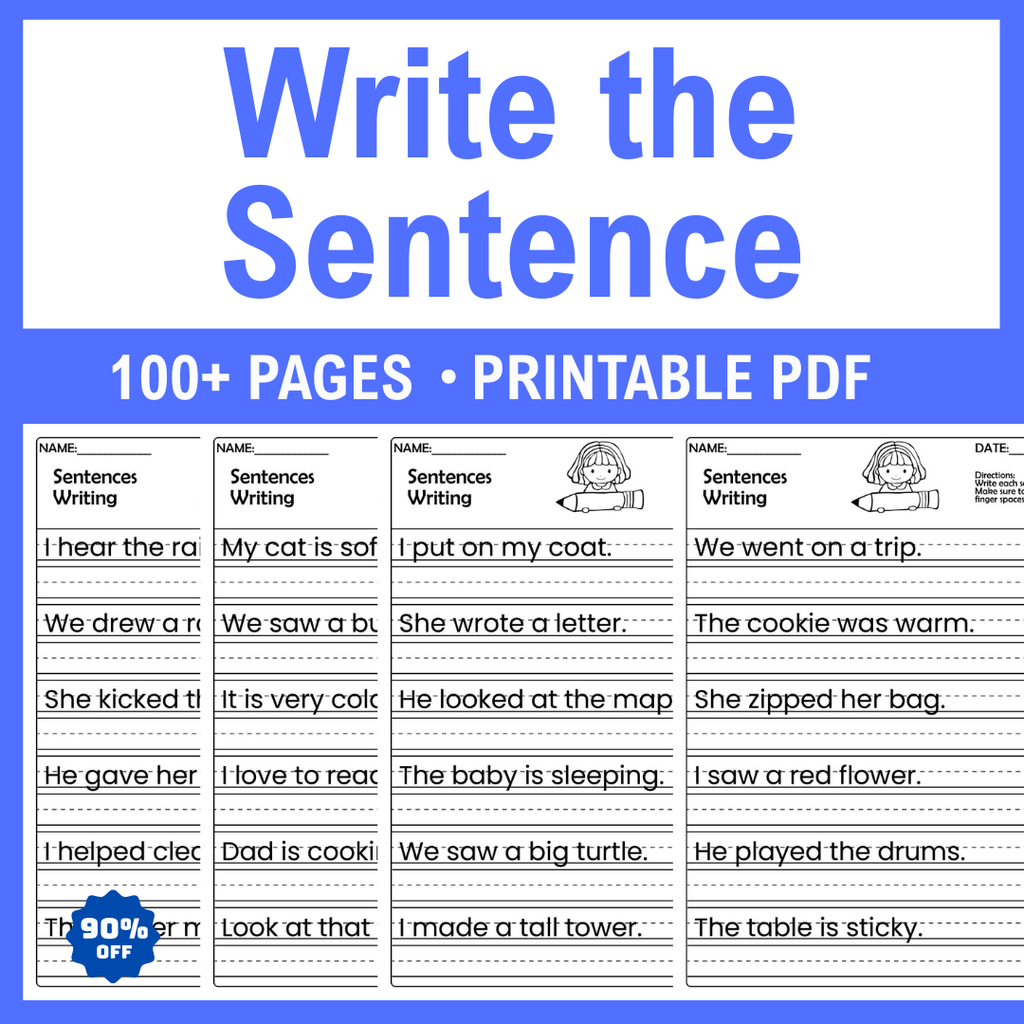 Sentence Using Sunshine Sentence Writing Worksheets, Practice Pages For Grades 1-3 – Sunshine ...