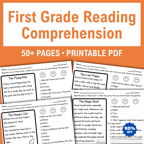First Grade Reading Worksheets, Decodable Stories With Questions