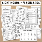 Pre-K+Kindergarten Learning Bundle, 600+ Activity Worksheets
