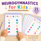 Neurogymnastics for Kids | Bilateral Brain Development | Brain boosting Games | Printable Activities | Dual-hand Brain Exercises | Busy Book