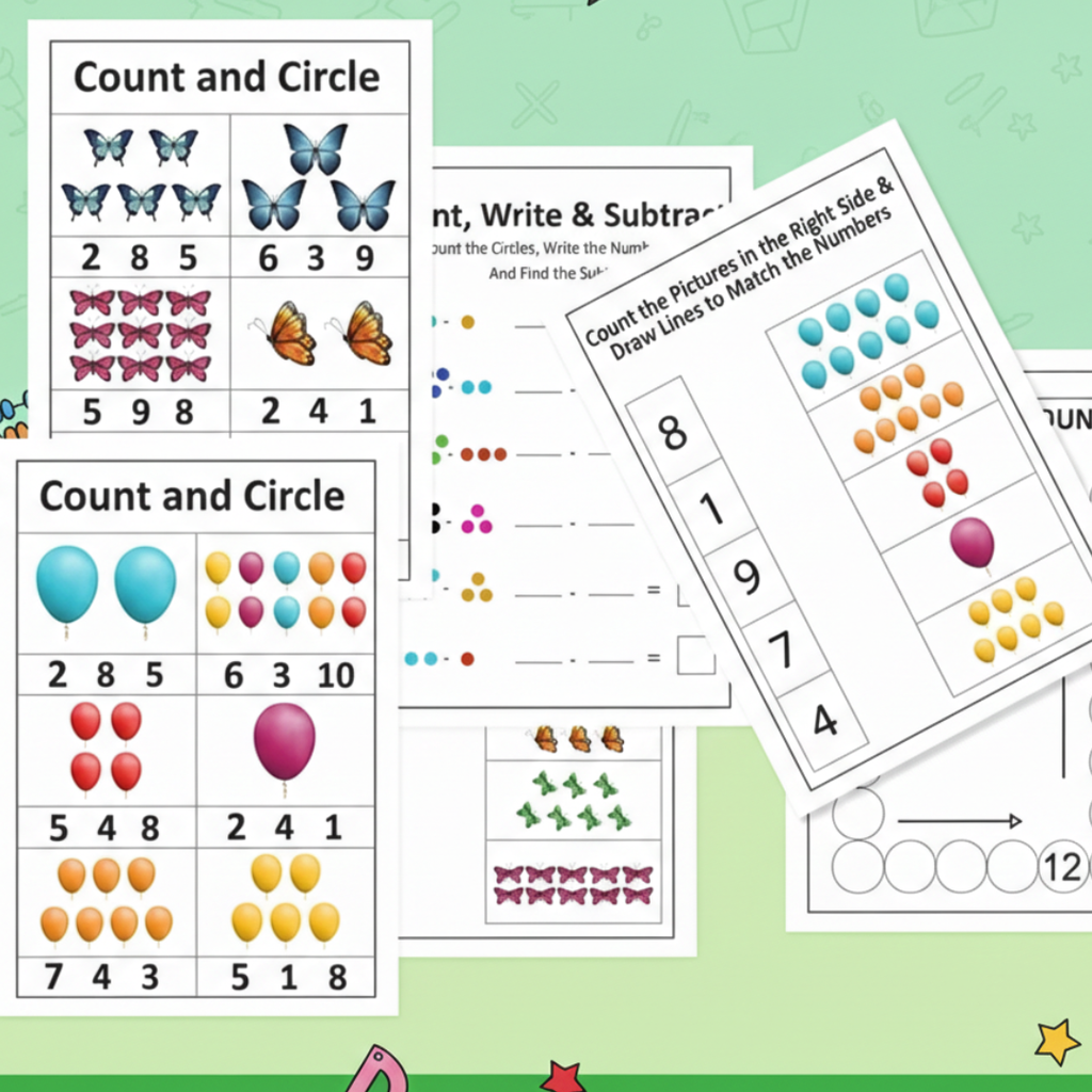 First Grade Math Worksheets, Printable Teacher And Homeschool Resource