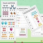 First Grade Math Worksheets, Printable Teacher And Homeschool Resource