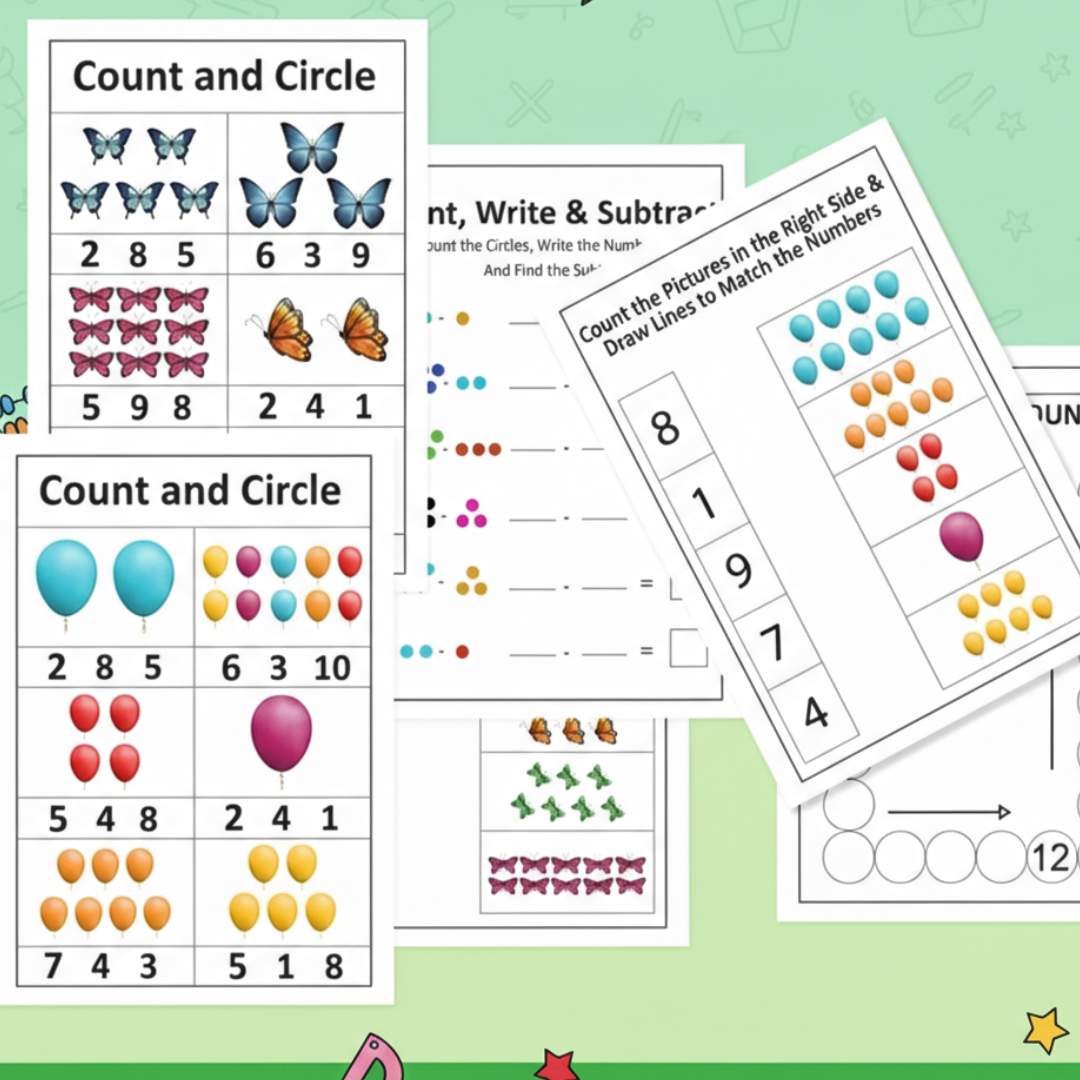 First Grade Math Worksheets, Printable Teacher And Homeschool Resource
