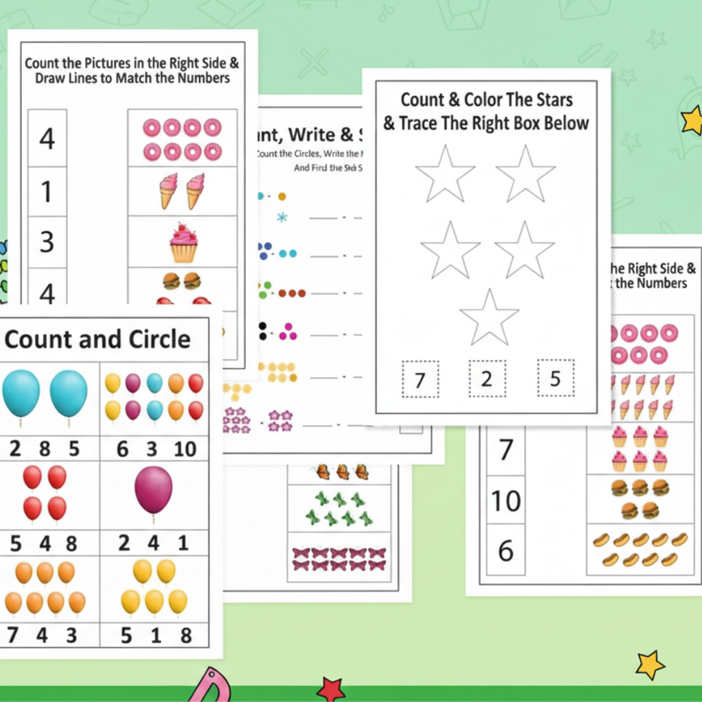 First Grade Math Worksheets, Printable Teacher And Homeschool Resource