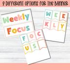 Preschool Focus Wall, Weekly Learning Board For Classrooms
