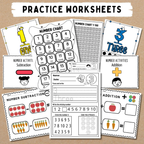 Pre-K+Kindergarten Learning Bundle, 600+ Activity Worksheets