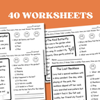First Grade Reading Worksheets, Decodable Stories With Questions