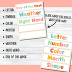 Preschool Focus Wall, Weekly Learning Board For Classrooms