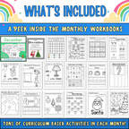 Preschool Curriculum, Full Year Worksheets For Ages 3-5