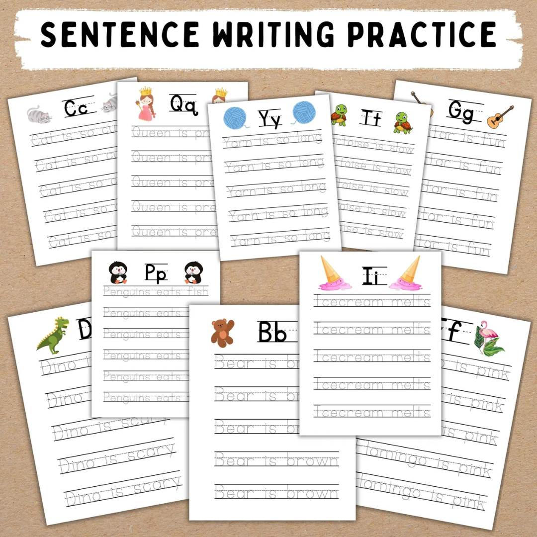Pre-K+Kindergarten Learning Bundle, 600+ Activity Worksheets