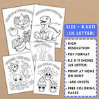 Pre-K+Kindergarten Learning Bundle, 600+ Activity Worksheets