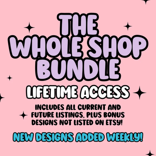 Whole Shop Bundle, All Access Printable Resource Pass